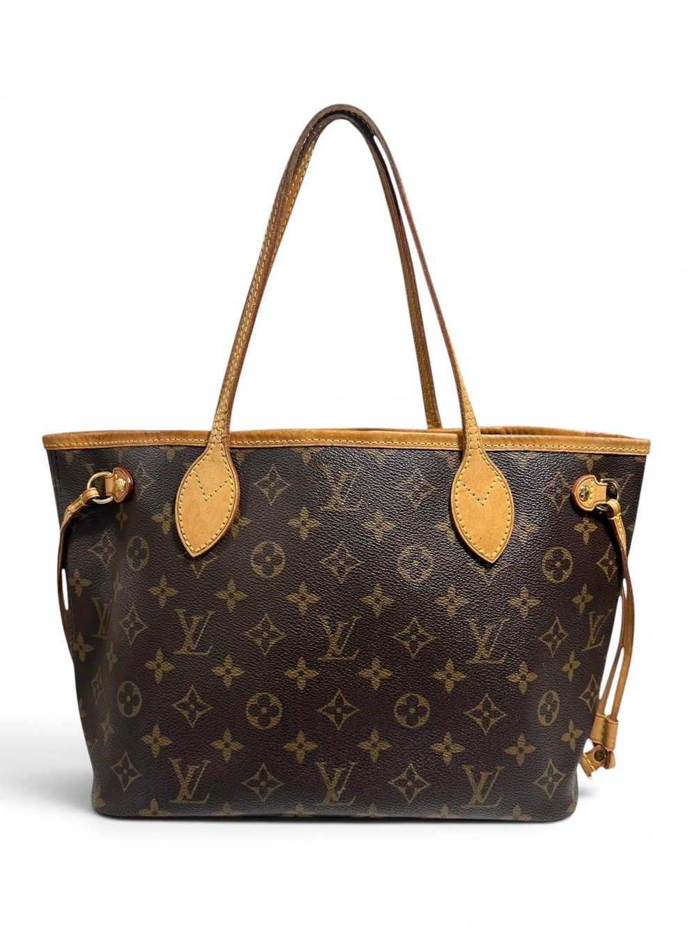 Louis Vuitton Monogram & Vachetta Leather Neverfull PM Tote